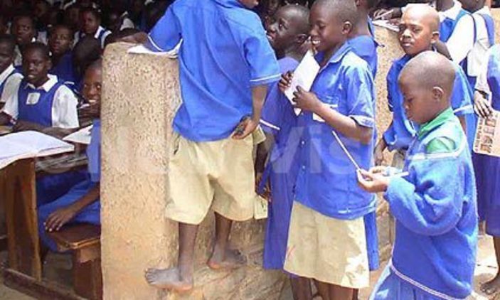 shs 5000 weekly test fee chasing away pupils from UPE schools